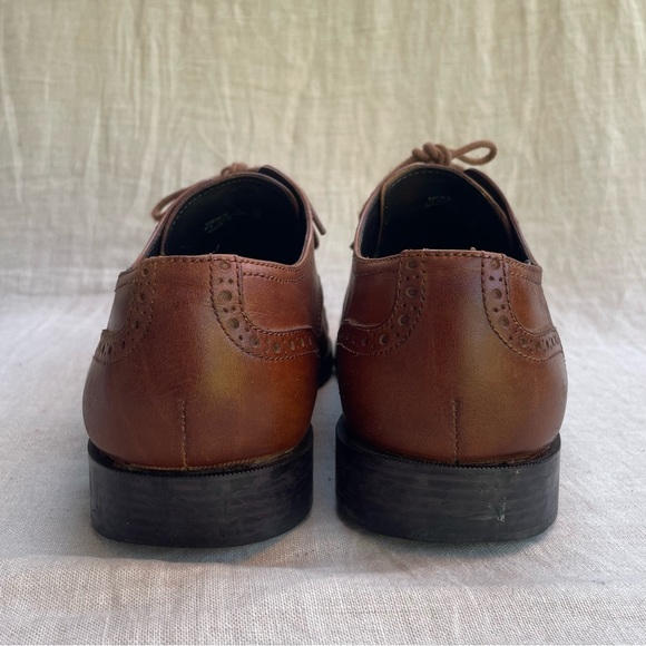 Chestnut Leather Oxfords - Picture 5 of 8